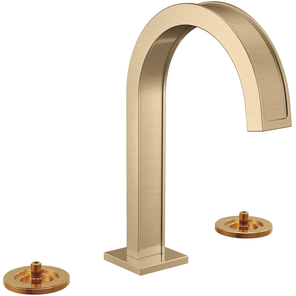 Brizo 65399LF-GLLHP - Widespread Lavatory Faucet With Arc Spout - Less Handles