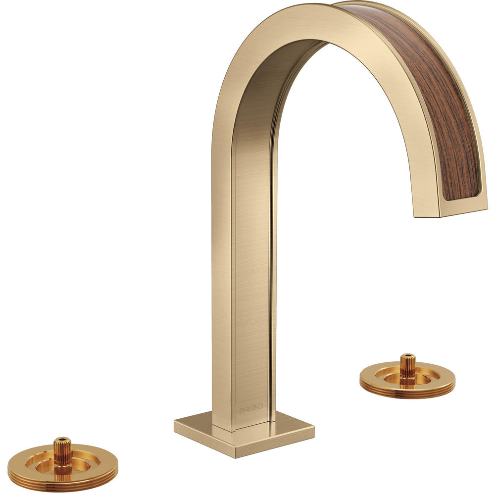 Brizo 65399LF-GLTKLHP - Widespread Lavatory Faucet With Arc Spout - Less Handles