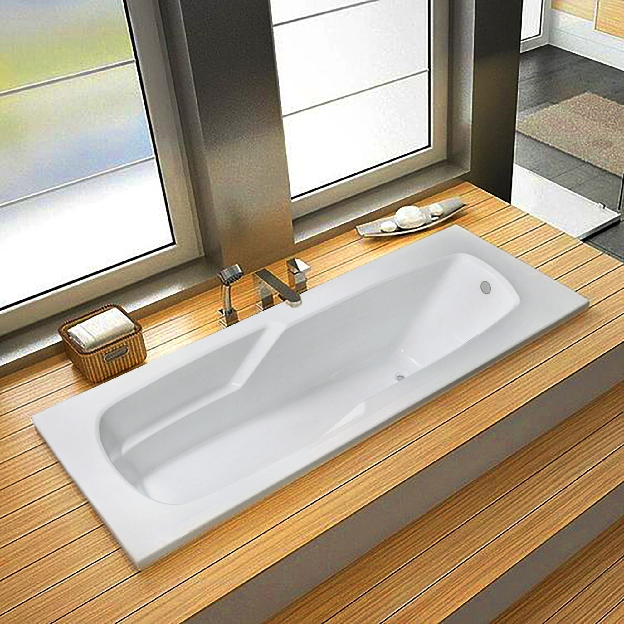 Venco NAU8736DI - Nauru 87 X 36 Drop-In Soaker Tub