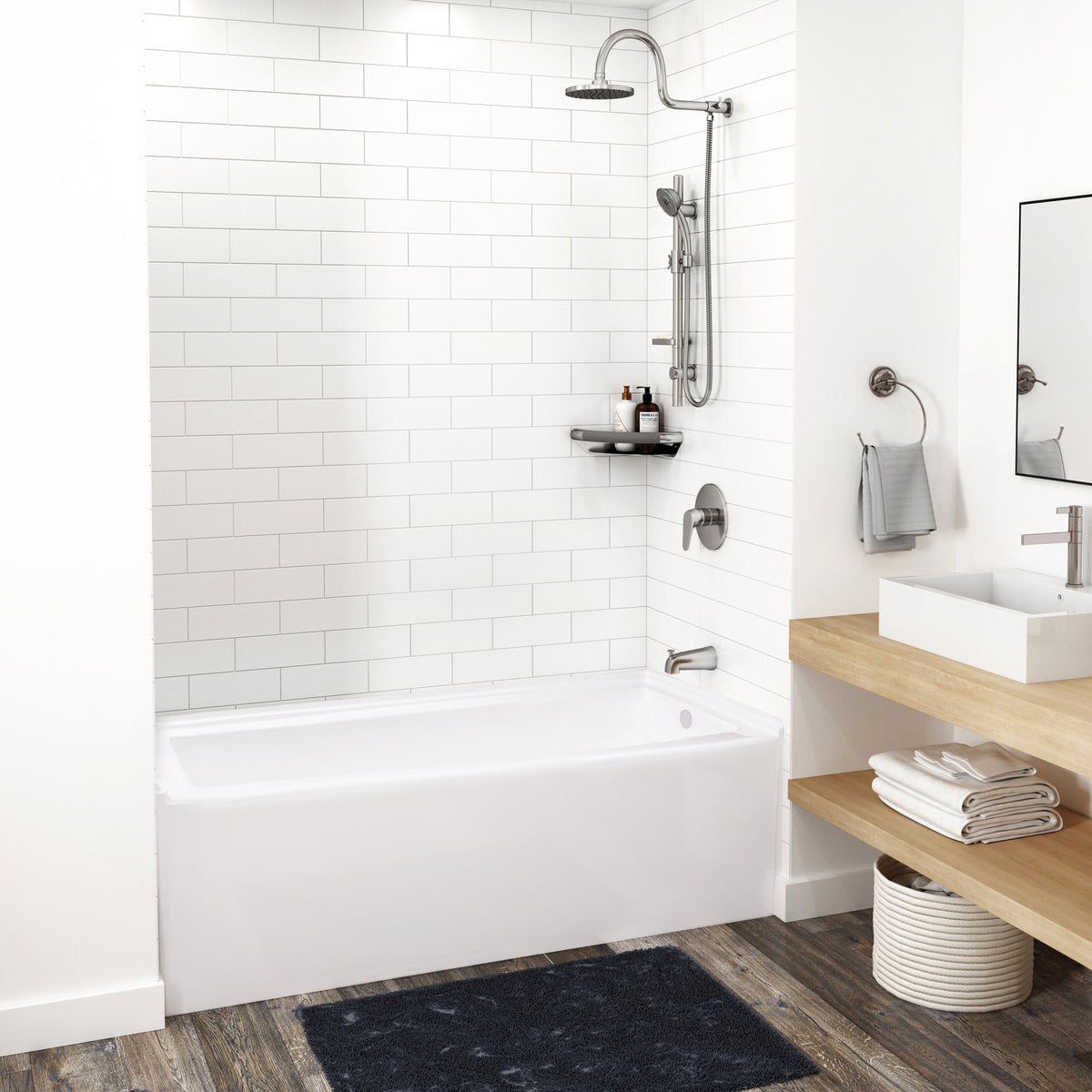Venco TUS6034SK-L - Tuscany 60 X 34 Alcove Soaker Tub-Lh