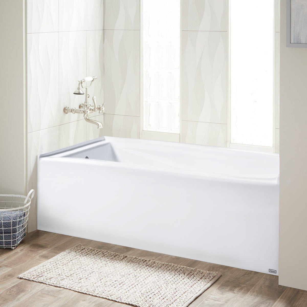 Venco UTO6032SK-L - Utopia 60 X 32 Alcove Soaker Tub-Lh