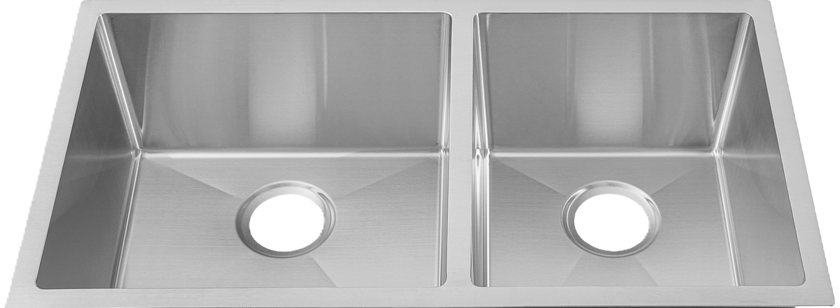 Venco VSS-3219BL - Hamilton 32Bl Double Un-Equal Bowl Sink, 32" X 19"