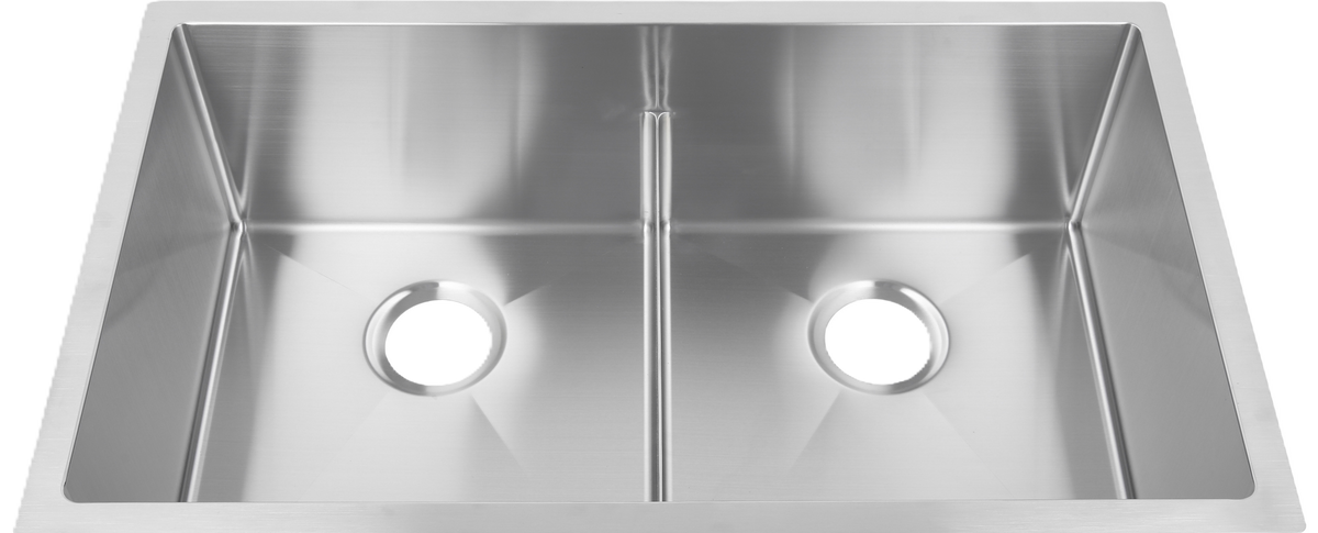 Venco VSS-3219-5050-LD - Milton 5050 Double Un-Equal Bowl W/ Low Divide, 32" X 19"
