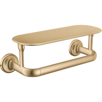 Delta 74508-CZ - 8" Towel Bar With Shelf