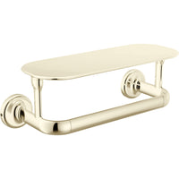Delta 74508-PN - 8" Towel Bar With Shelf