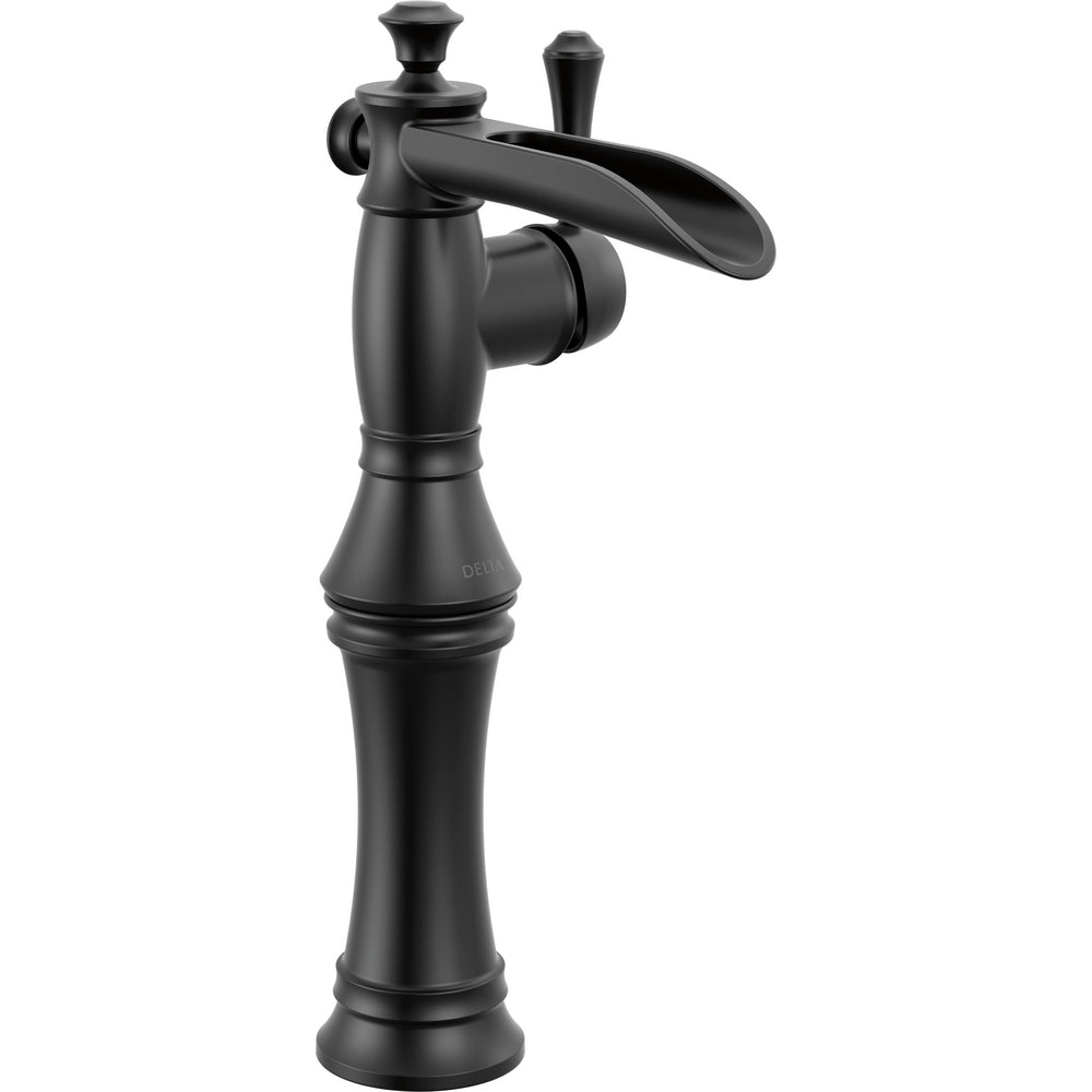 Delta 798LF-BL - Single Hole - Single Handle Channel Spout W/ Riser