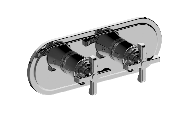 Graff G-8186HH-C20E0-BK-T - Vignola M-Series Valve Trim With Two Handles (Horizontal Orientation)