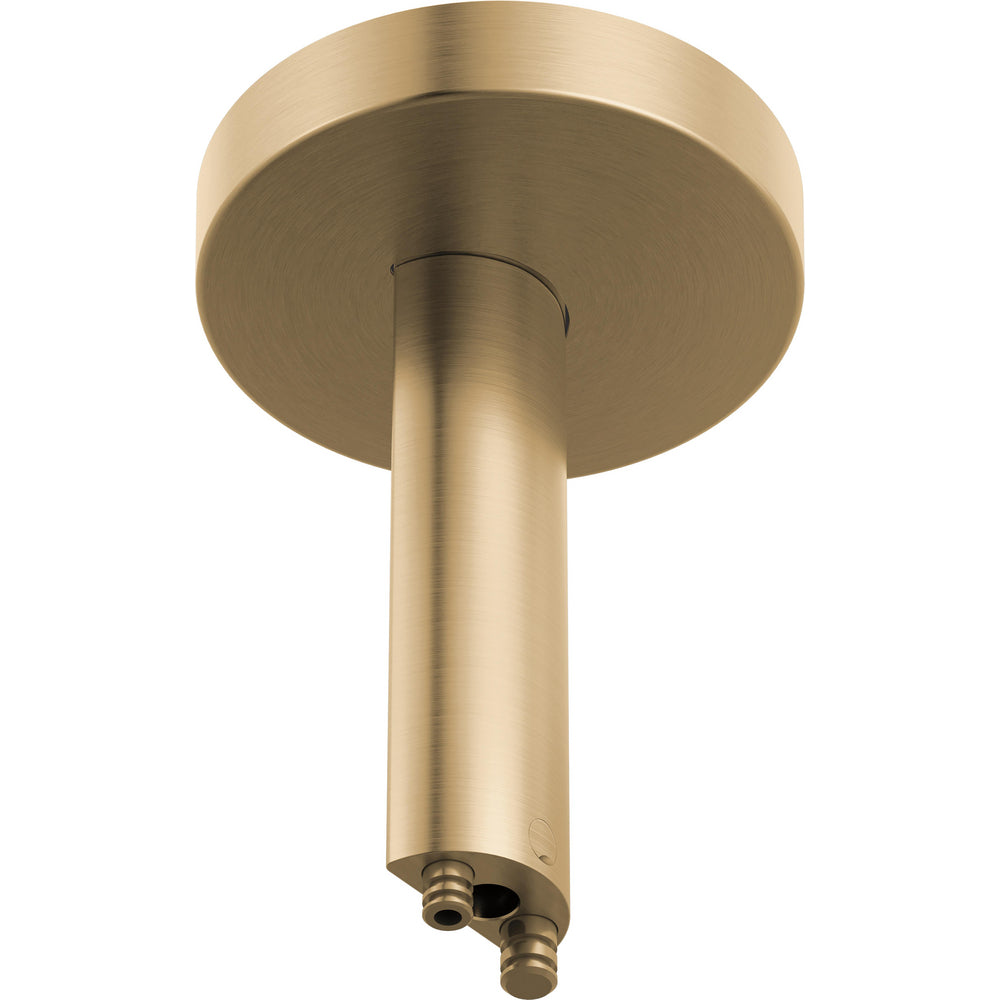 Brizo 899110-6-GL - 6" Ceiling Mount Shower Arm And Flange