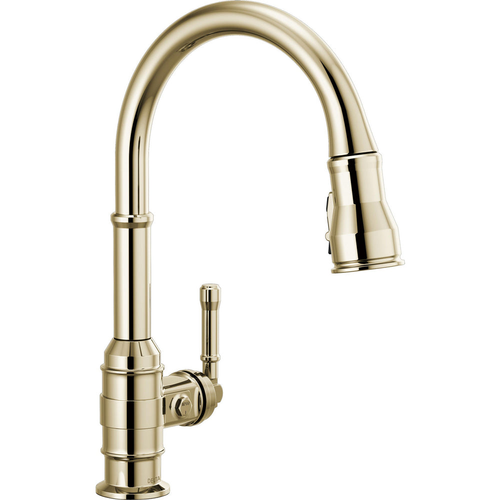 Delta 9190-PN-DST - Broderick-Pulldown Kitchen Faucet
