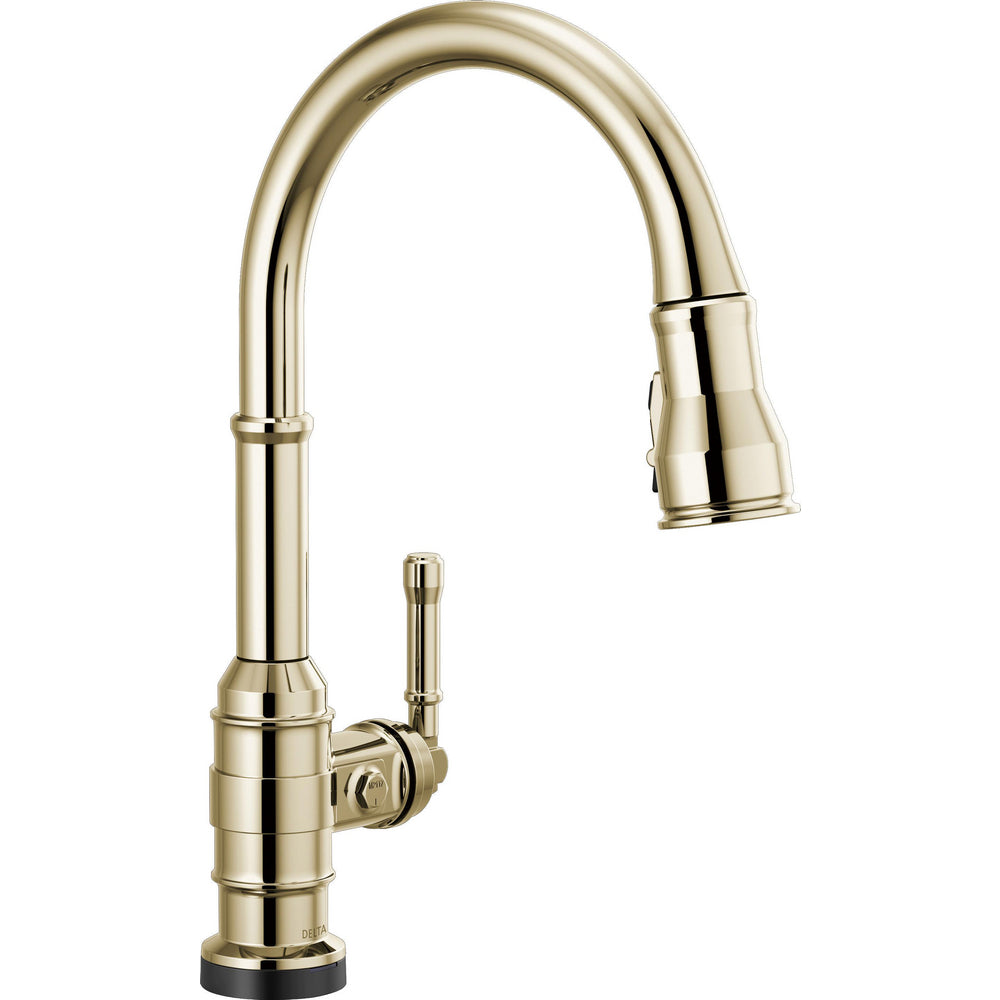Delta 9190TL-PN-DST - Broderick-Pulldown Kitchen Faucet W/ Touchless