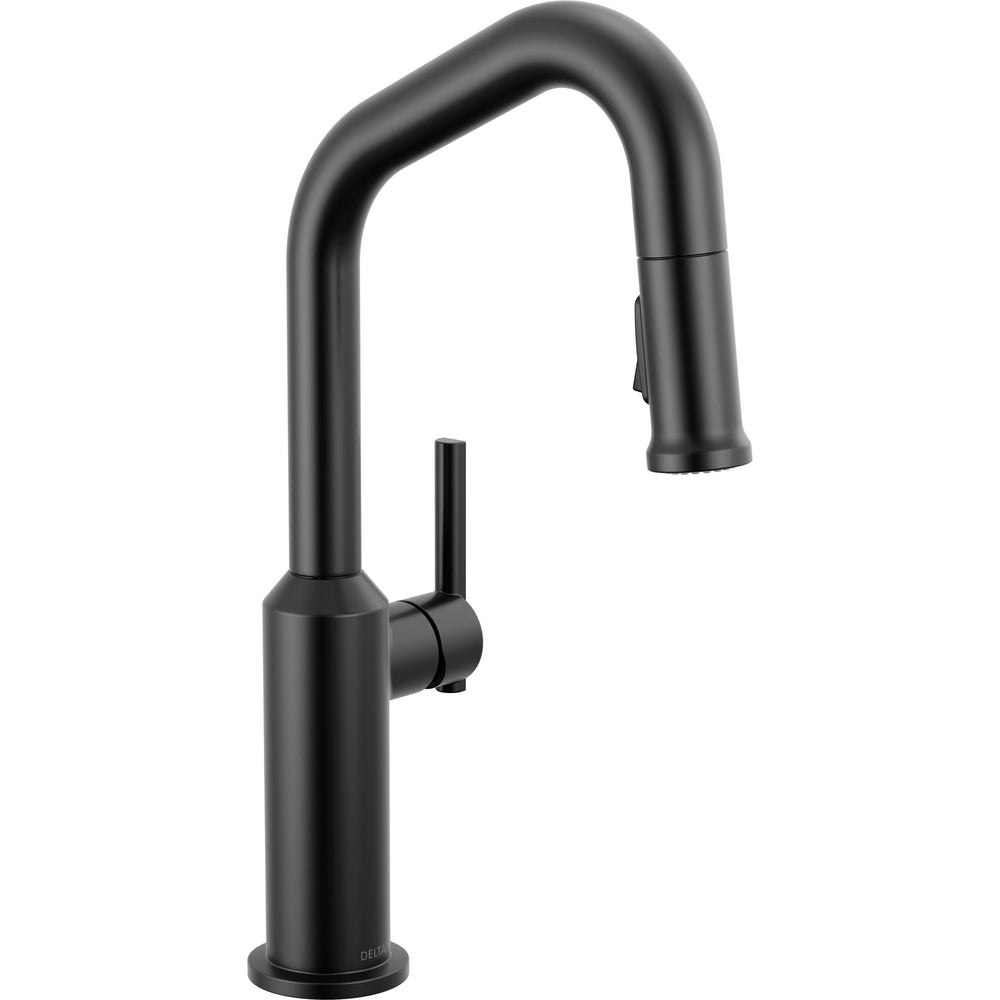 Delta 9885-BL-DST - Cordova-Bar/Prep Pulldown Faucet Angle Spout
