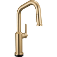 Delta 9885TL-CZ-PR-DST - Cordova-Touchless Bar/Prep Pulldown Faucet Angle Spout
