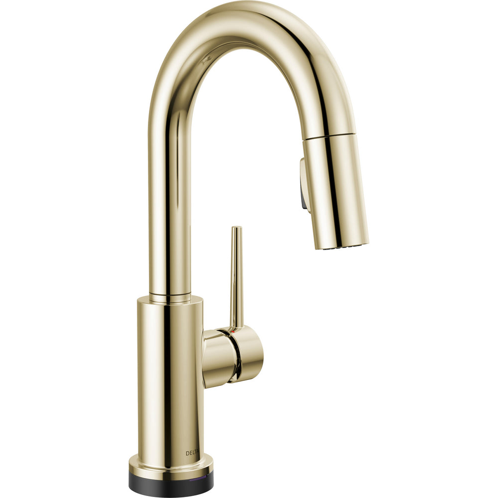 Delta 9959TL-PN-DST - Trinsic-Bar/Prep Pulldown Faucet W/ Touchless
