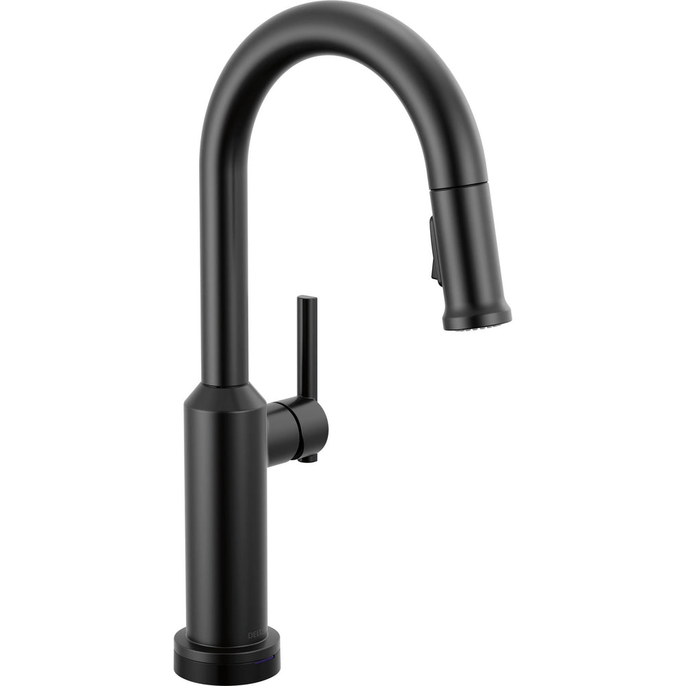 Delta 9985TL-BL-DST - Cordova-Touchless Bar/Prep Pulldown Faucet Arc Spout