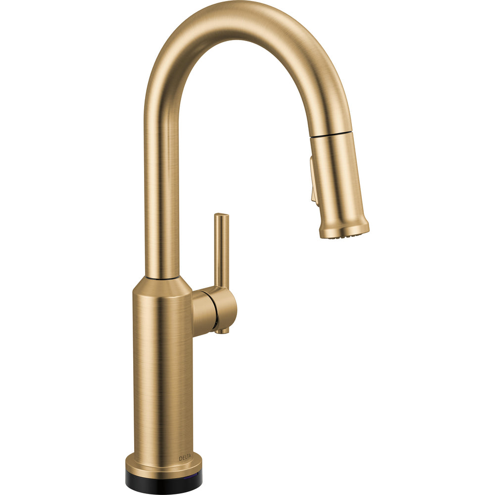 Delta 9985TL-CZ-PR-DST - Cordova-Touchless Bar/Prep Pulldown Faucet Arc Spout