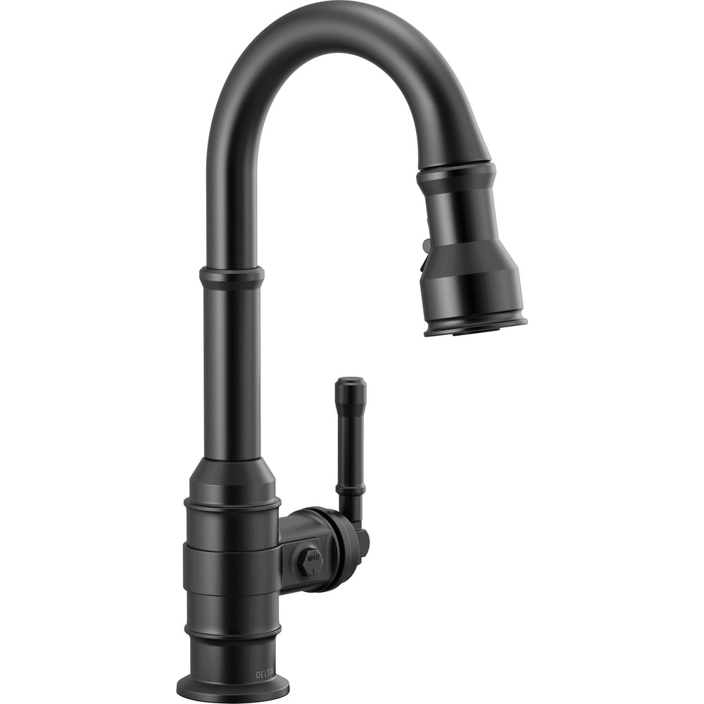 Delta 9990-BL-DST - Single Handle Pull-Down Bar/Prep Faucet