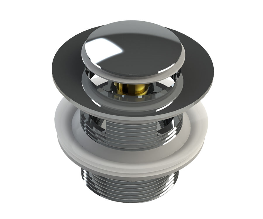 Mountain Plumbing BDWOF-ST-O/BRN - Ez-Click™ Bath Tub Drain With Overflow (Drain Tube Not Included)