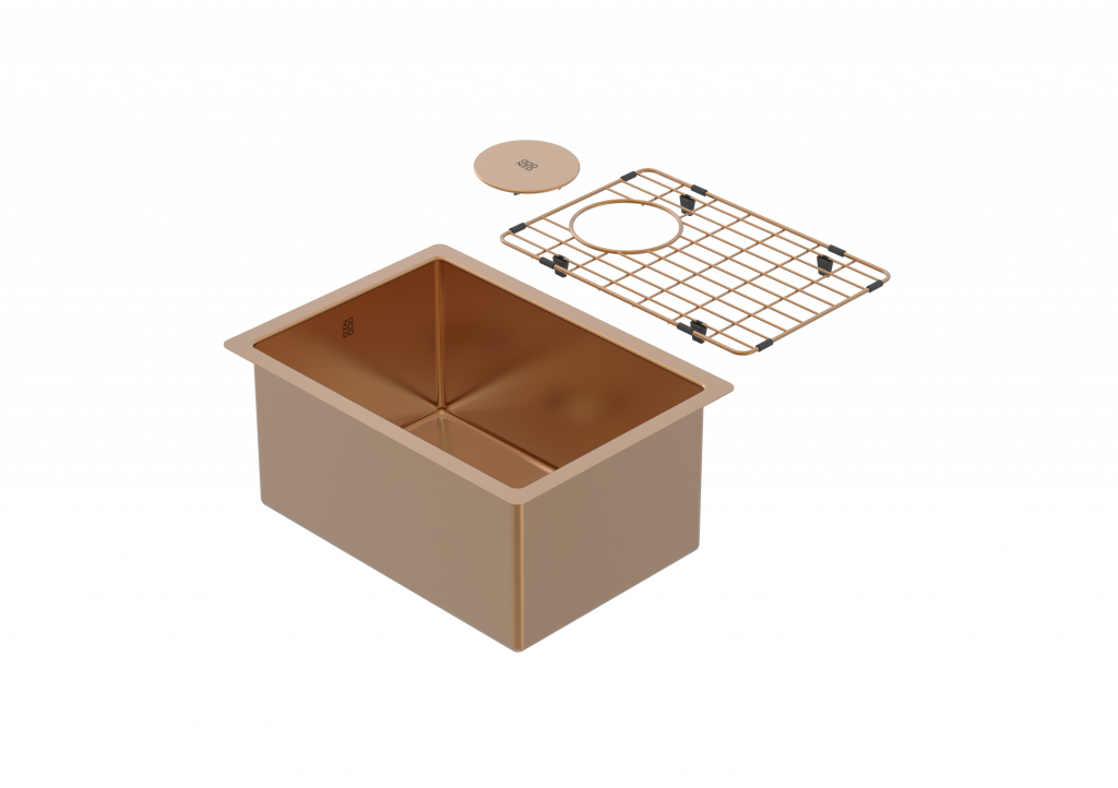Zomodo CAC279-PC(K) - 13" Bar Sink - Um, 16Ga, R10 (Inc. Grid, Cutting Board & Drain Cover)