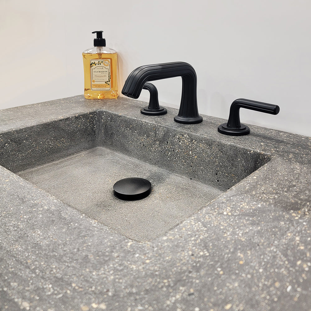 Lacava - J Shaped Handles For 1683 Faucet Without Fluted Detailing.
