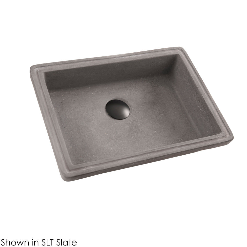 Lacava - Undermount Sink Made Of Concrete, No Overflow.