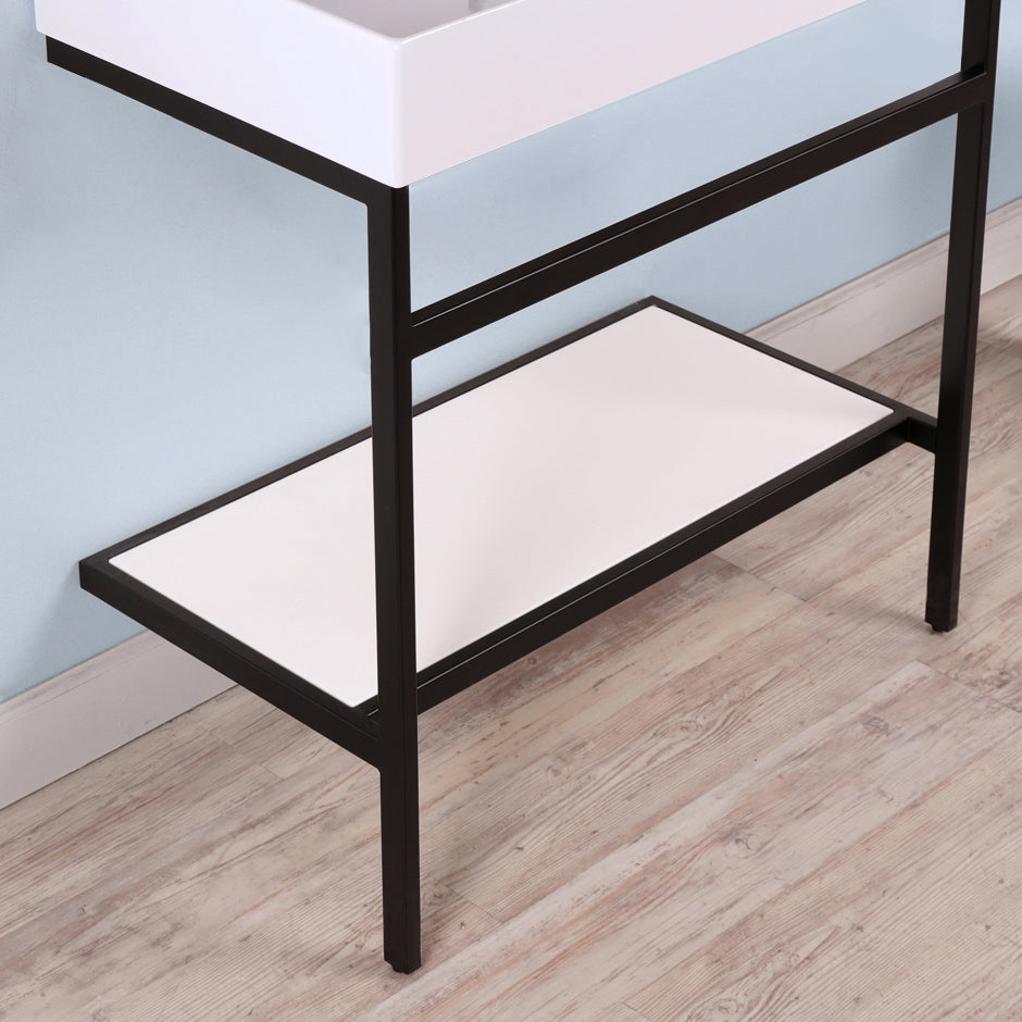 Lacava - Optional Solid Surface Shelf For Metal Console Stand Aqg-Fr-24