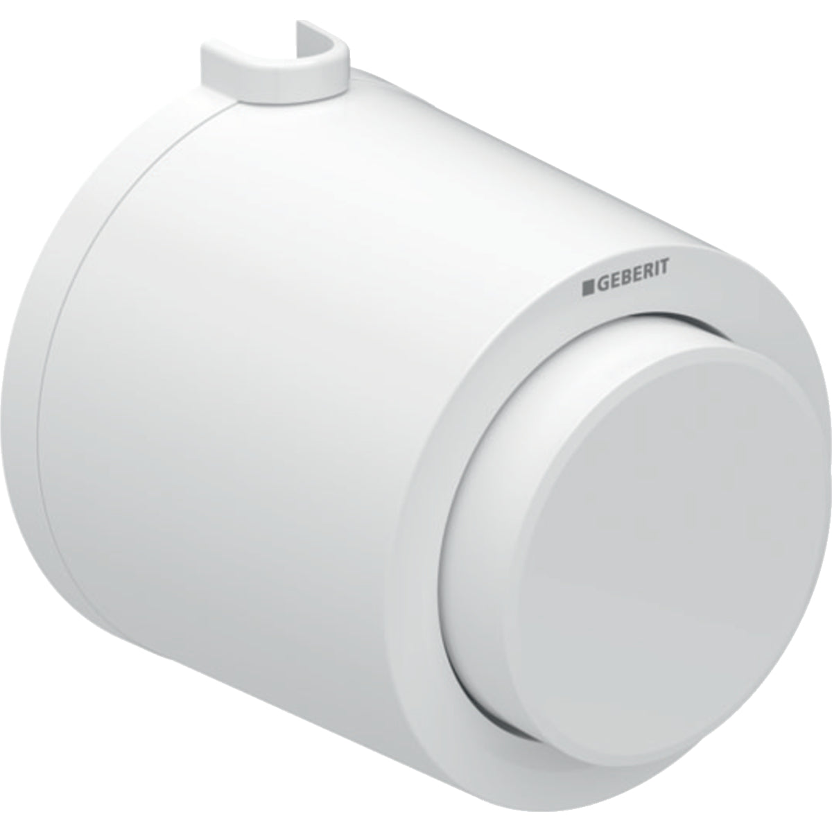 Geberit 246.117.11.1 - Geberit Exposed Actuator For Type 01 Remote Flush Actuator, Round, Pneumatic, Single Flush
