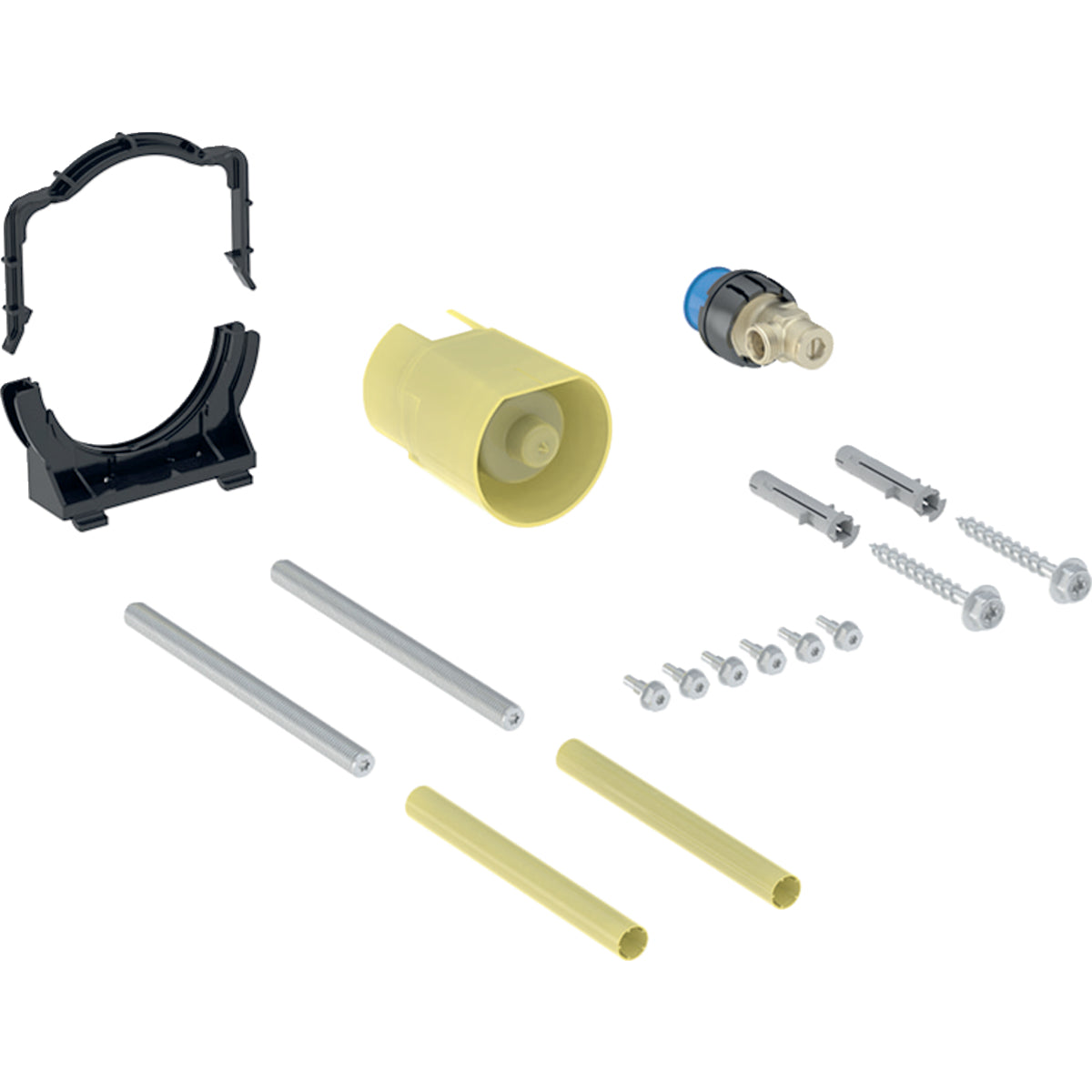 Geberit 242.272.00.2 - Installation Accessories For Geberit Duofix Element For Wall-Hung Wc, Pipe Bracket With Fastening Distance 49 / 77 Mm