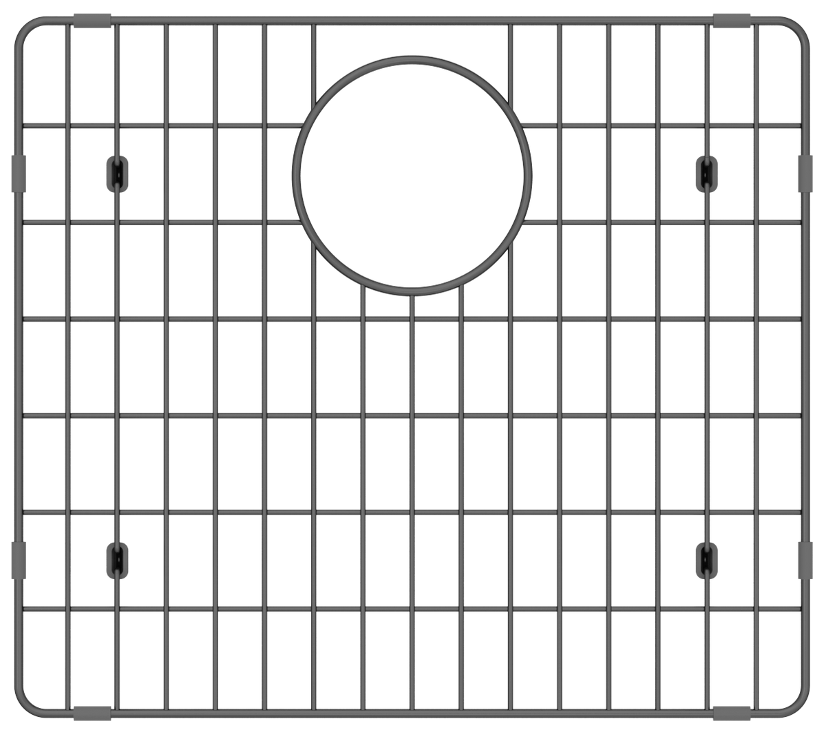 Zomodo DGC457-BP - Ss Bottom Grid - Black Pearl For Cac457D3-Bk