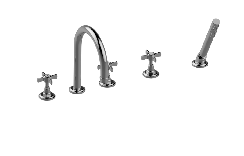 Graff G-6953-C16B-UB - Roman Tub Set W/Handshower W/Cross Handle (Rough And Trim)
