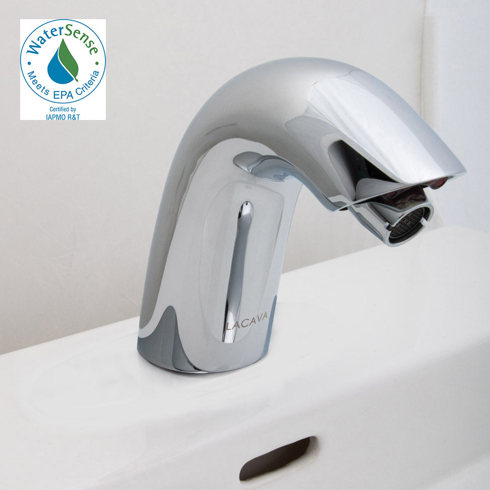 Lacava - Electronic Bathroom Sink Faucet For Cold Or Premixed Water. Recommended Mixing Valves Sold Separately: Ex20A Or Ex25A. Spout: 4 1/4", H: 5".