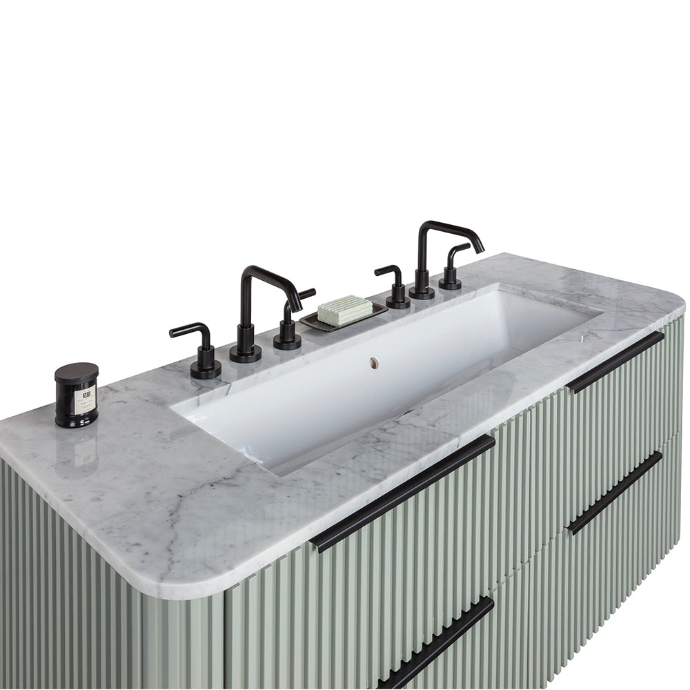 Lacava - Countertop For Vanity Flt-W-60S With A Cut-Out For Sinks H270, 5260, 5460 Or Ct58Un. W:60" X D:22".