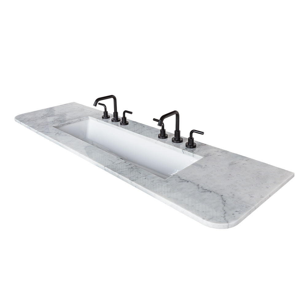 Lacava - Countertop For Vanity Flt-W-72S With A Cut-Out For Sinks H270, 5260, H264Un Or Ct58Un. W:72" X D:22".