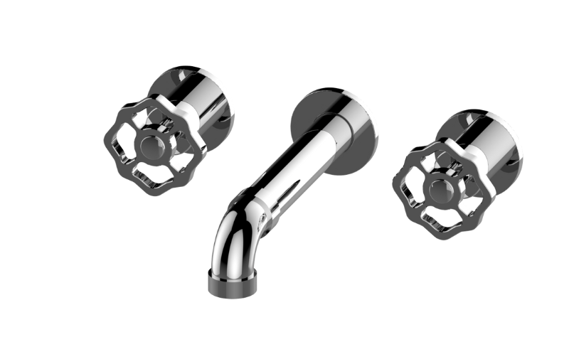 Graff G-11378-C18B-AU-T - Vintage Three-Hole Wall-Mounted Tub Filler With 7-3/16" Spout