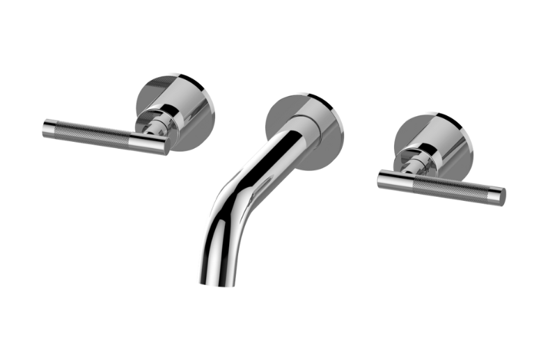Graff G-11478-LM57B-AU-T - Harley Three-Hole Wall-Mounted Tub Filler With 7-3/16" Spout