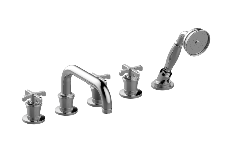 Graff G-11651-R4**-C20B-CHP - Roman Tub Set