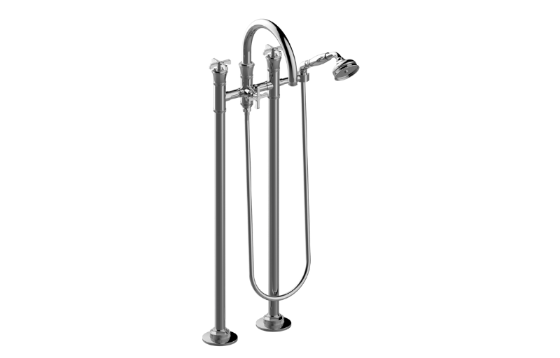 Graff G-11654-R3**-C20B-CHP-T - Floor-Mounted Tub Filler (Trim)