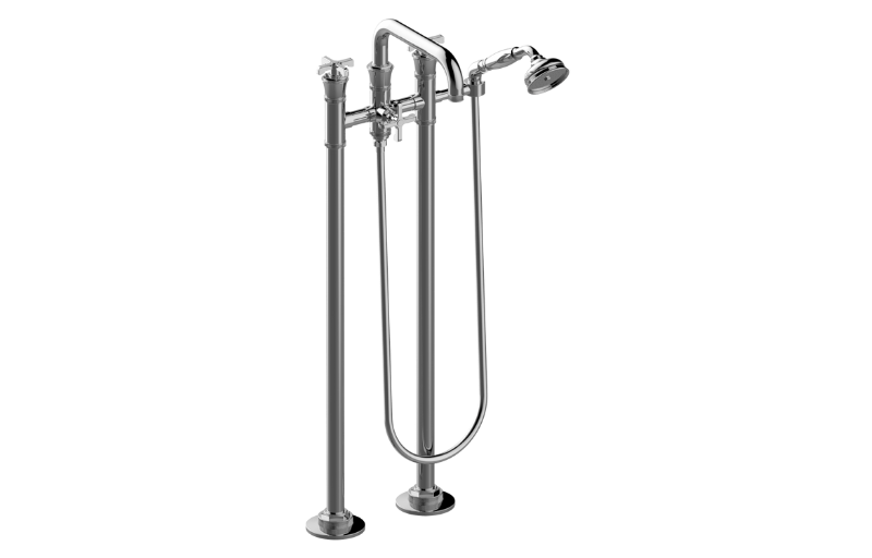 Graff G-11657-R4**-C20B-CHP-T - Floor-Mounted Tub Filler (Trim)