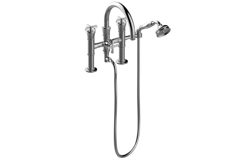 Graff G-11658-R3**-C20B-CHP - Deck-Mounted Tub Filler