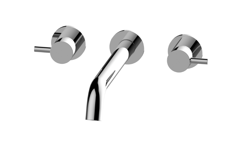 Graff G-11972-LM41B-AU-T - Me Three-Hole Wall-Mounted Tub Filler With 12" Spout