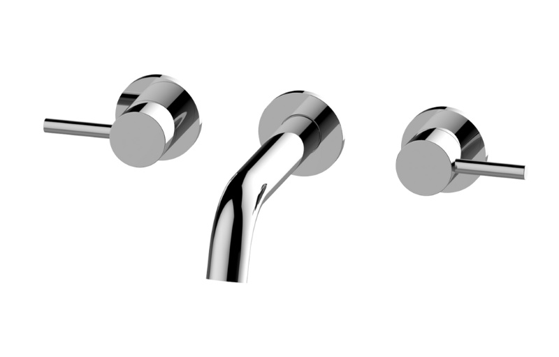 Graff G-11978-LM41B-AU-T - Me Three-Hole Wall-Mounted Tub Filler With 7-3/16" Spout