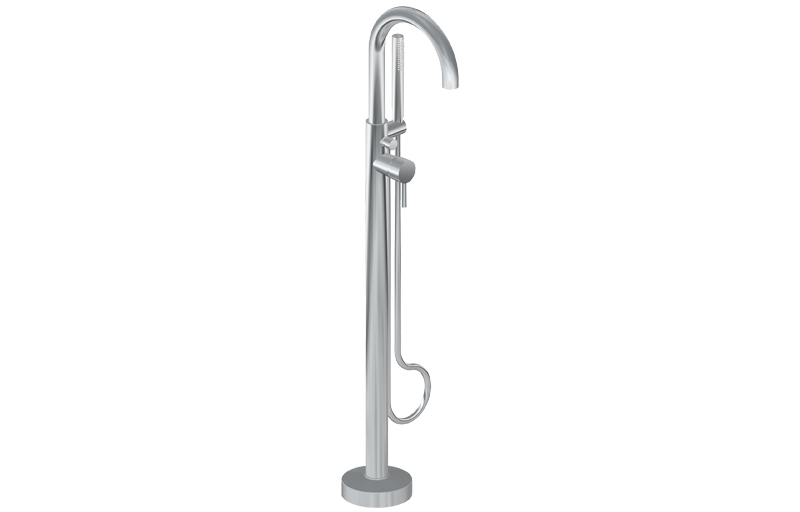 Graff G-1752-LM3F-AU - Floor-Mounted Exposed Tub Filler