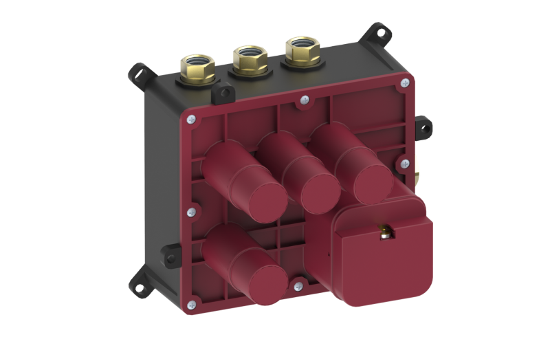 Graff G-18003C - Thermostatic 3-Button Compact Rough Valve