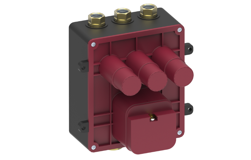 Graff G-18003D-LF - Thermostatic 3-Button Round Rough Valve