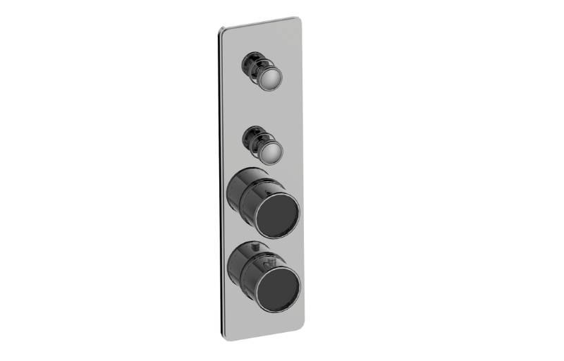 Graff G-18012VBP-AU-T - Traditional 2-Button Paired Knob Vertical Trim