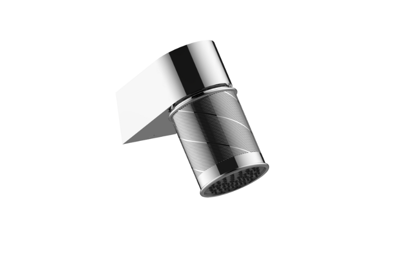 Graff G-18201WTAQ-AU - Wall-Mount Traditional Oblique Knurl Showerhead