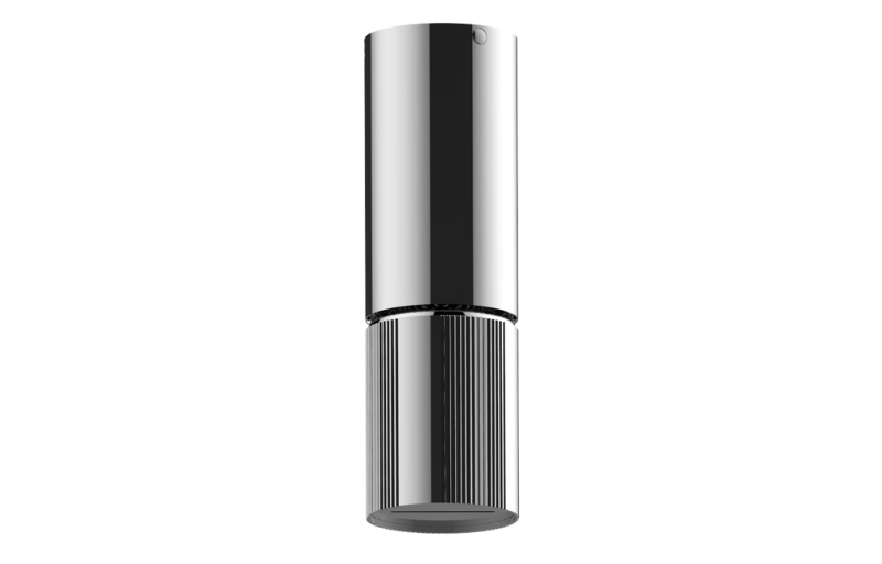 Graff G-18210CCGF-AU - Ceiling-Mount Contemporary Fluted Knurl Cascade Showerhead