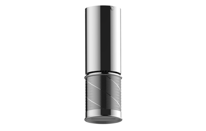 Graff G-18210CTGQ-AU - Ceiling-Mount Traditional Oblique Knurl Cascade Showerhead
