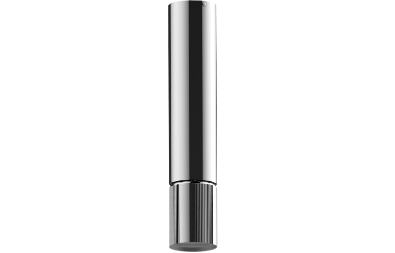 Graff G-18216CCGF-AU - Ceiling-Mount Contemporary Fluted Knurl Cascade Showerhead