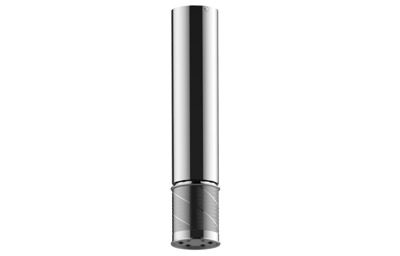 Graff G-18216CTCQ-AU - Ceiling-Mount Traditional Oblique Knurl 6-Jet Showerhead