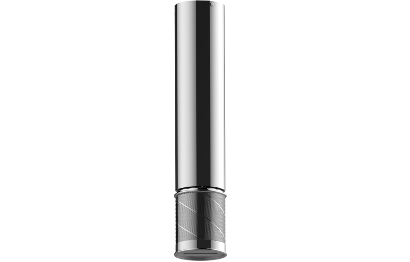 Graff G-18216CTGQ-AU - Ceiling-Mount Traditional Oblique Knurl Cascade Showerhead